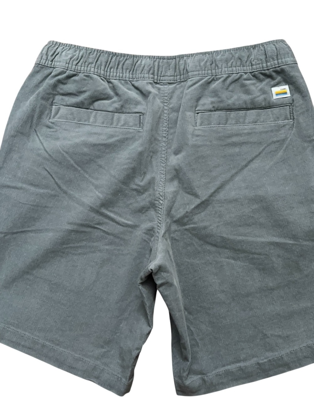 Vuori Optimist Shorts Corduroy Mens Size S Drawstring Vintage Pistachio NEW - Picture 2 of 4